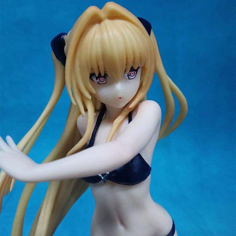 Girl Anime To Love Ru Darkness Golden Darkness Eve Swimsuit Ver .1 /7 Scale Action Figure Figurines Model Toy