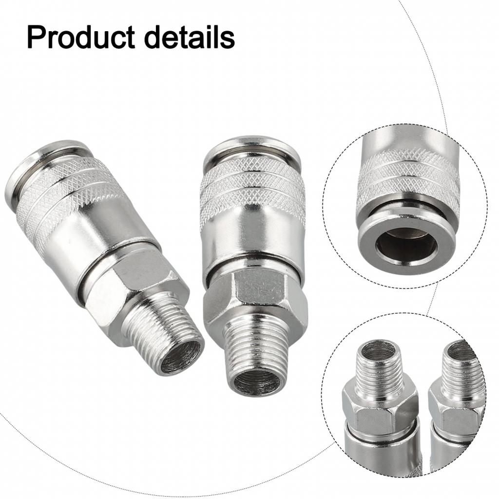 2pcs Pneumatic Fitting 53mm Accessories EU Standard