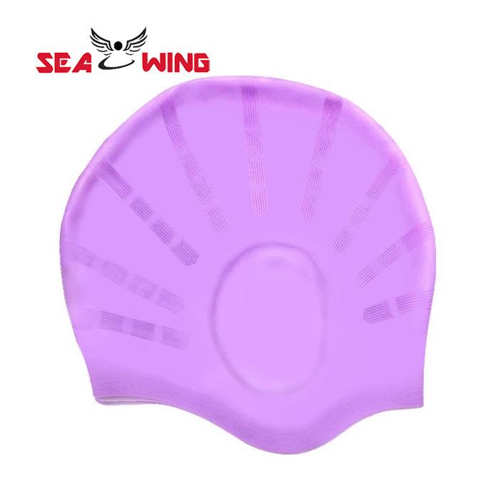

Великий Водонепроникний Силіконовий Шапочка для Плавання, що Не Тисне, для Чоловіків і Жінок з Довгим Волоссям, Захист Вух, Професійний Дизайн