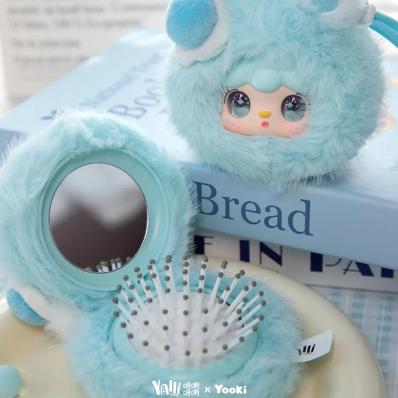 Yooki Mirror Comb Series Heat Charging Station Blind Box Trendy Toy Ornament Makeup Mirror Backpack Pendant Mystery Box Fun Gift