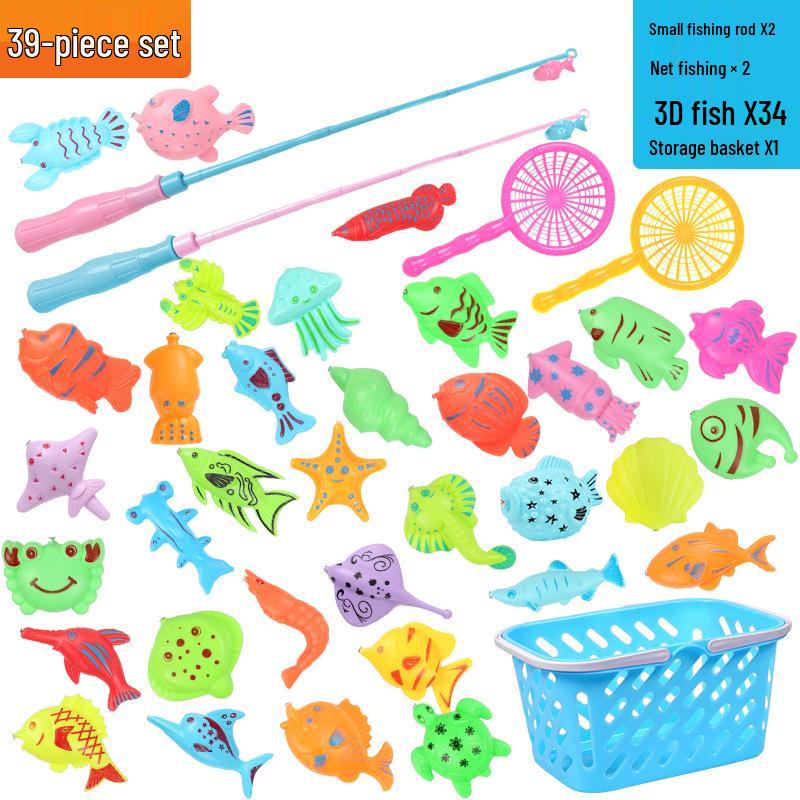 Children's Magnetic Fishing Toy Set – Summer Educational Role-Playing Game for Kids