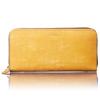 Align Italian IL PONTE Cowhide Leather Long Color Vertical Card [VOICE] - Women's Wallet, Combination, Design, Slots, Yellow.