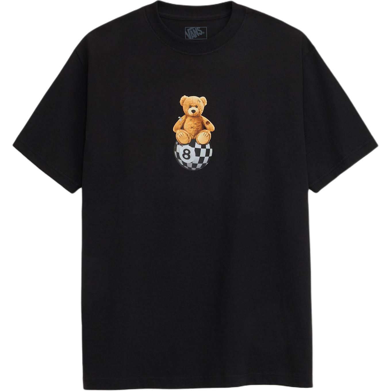 Vans Bear Graphic Crew Neck Short Sleeve T-Shirt Men Tops VN000W1HBLK1 XS