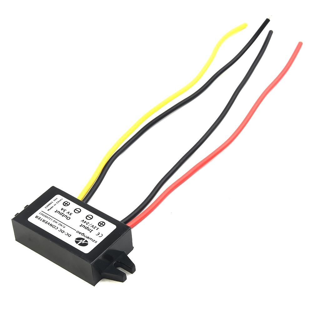 Stabilisateur 12V vers 5V 3A 15W Protection contre les surintensités