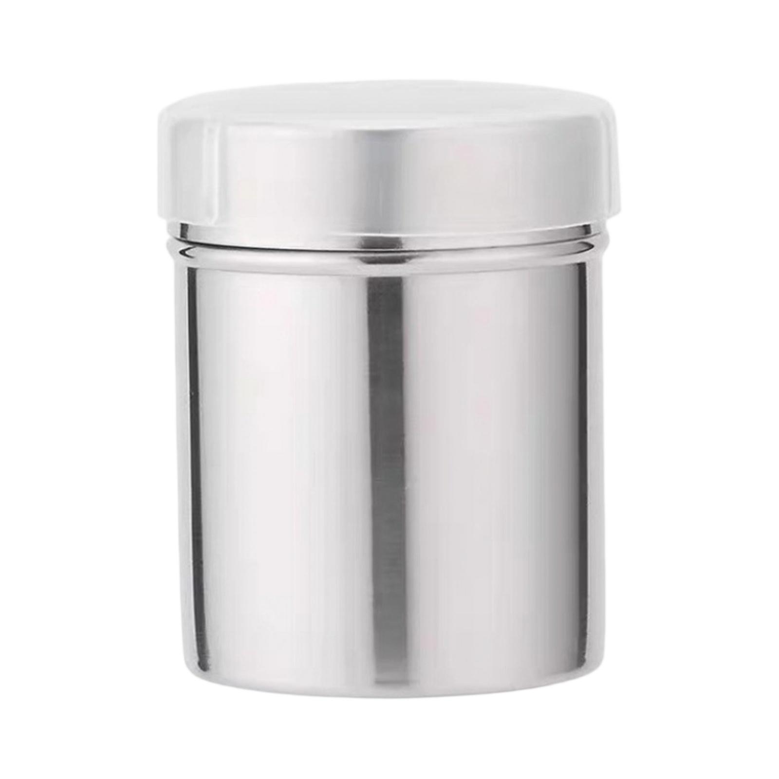 

Food-Grade Seasoning Containers Kit - Barbecue Seasoning Jars, Pepper Jars, Fine Mesh Shakers for Sugar/Cocoa/Matcha Powder Storage One Size срібний