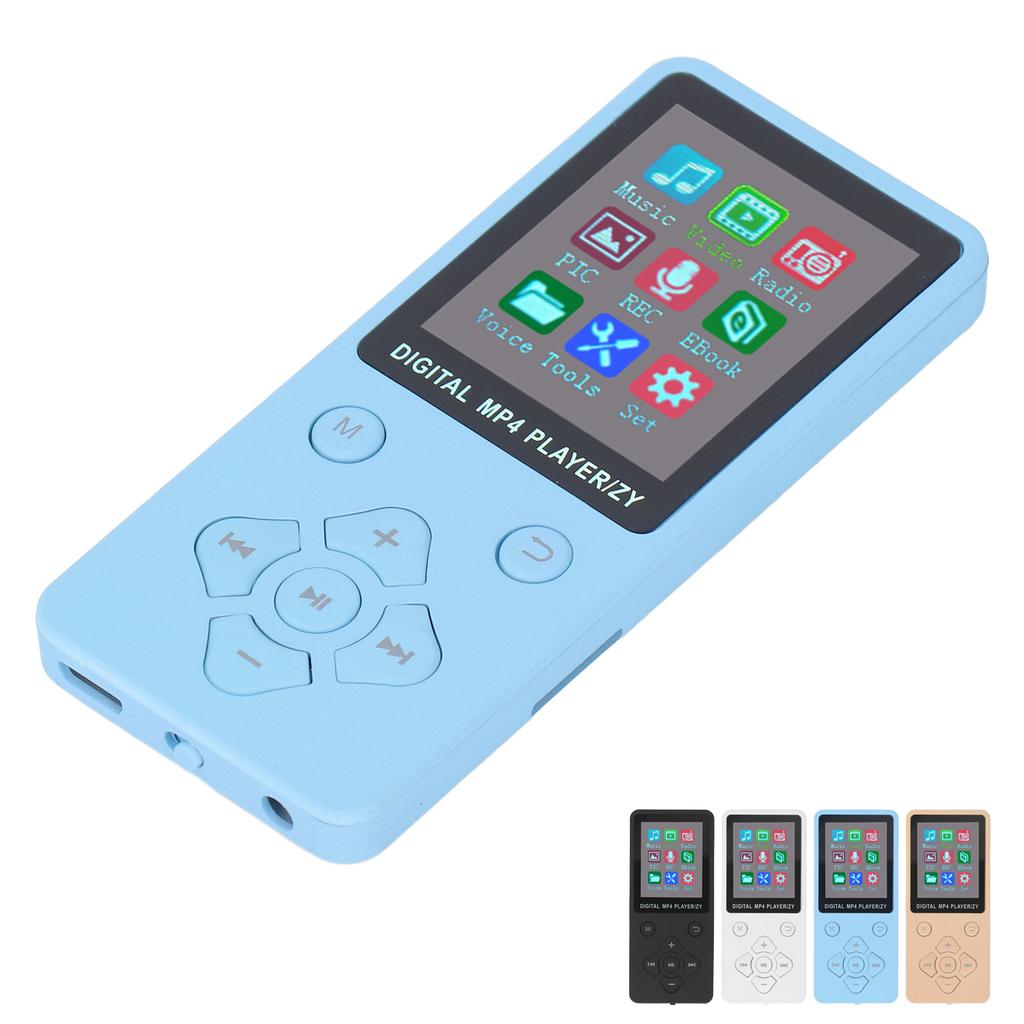 MP3 MP4 Player Bluetooth 5.0 Super Dünne 1,8 Zoll Farbe Bildschirm 128G Erweiterbar Speicher Tragbare 