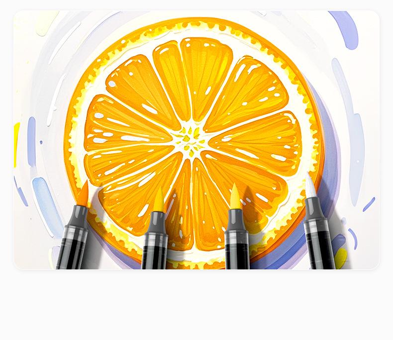 Acrylmarker mit weicher Spitze für Grundschüler - Deckend, Mischbar, Auswaschbar