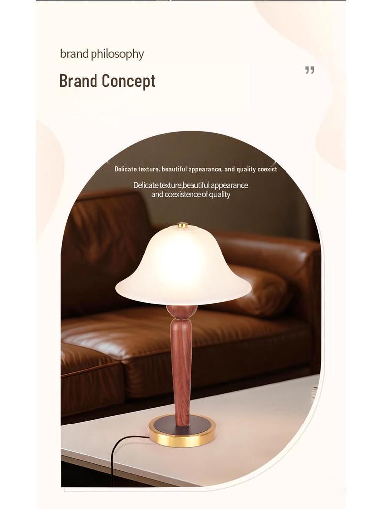 American Retro Table Lamp - Chinese Style High-End Bedside Night Light for Bedroom, Study, or Hotel Decor