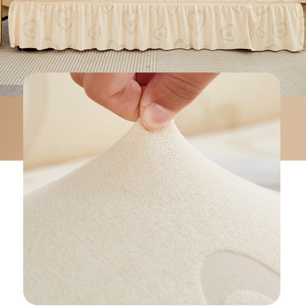 Thickened Skirt Jacquard Sofa Cover Full Coverage Universal Slip Proof Dustproof Sofa Cushion Cover