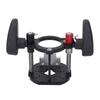 Router Lift System 63.5-65mm Adjustable Aluminium Alloy Router Table Lifting System Base for Woodwor