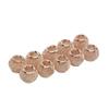 10 Pcs Spacer Beads Round Mesh Hollow Gold Plated   Spacer Beads   Hand Made Beading for Jewelry Making