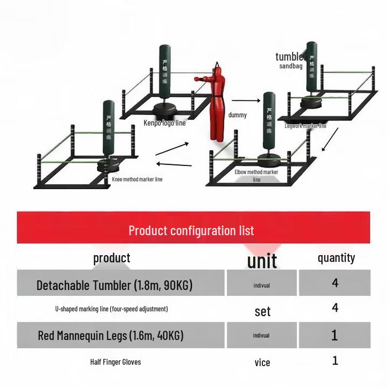 Wenzhiwu Tumbler Boxing Sandbag & Combat Training System