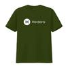 T-shirt con Logo Hedera Hashgraph a Tema Moneta per Fan HBAR vintage Lavata Traspirante Casual uomo Unisex abbigliamento designer grafica