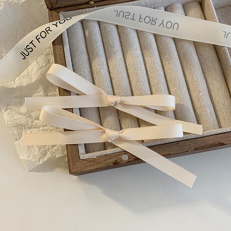 

2 шт. Милые заколки-бантики для волос, Милая балетная заколка-бант, Заколка для волос в корейском стиле, Подходящая ко всему, Заколки для волос, Головной убор для девочки, Аксессуары для волос белый