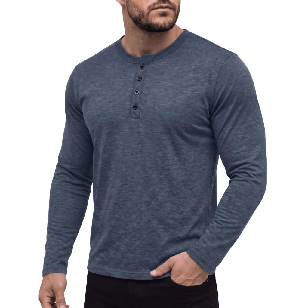 Men's Long Sleeve Shirt, Soft Comfortable Breathable Base Layer Top for Sports