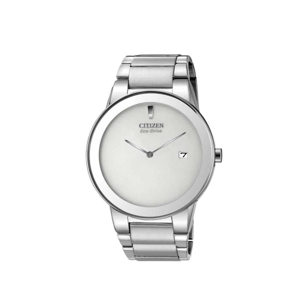 

Citizen Axiom Eco Drive 40 мм Нержавеющая сталь Белый Серебристый