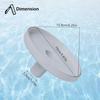 Above Ground Swimming Pool Vacuum Plate Skimmer Cover Efficiently Remove Debris Maintain Clear Water for 513330 SP1091WM