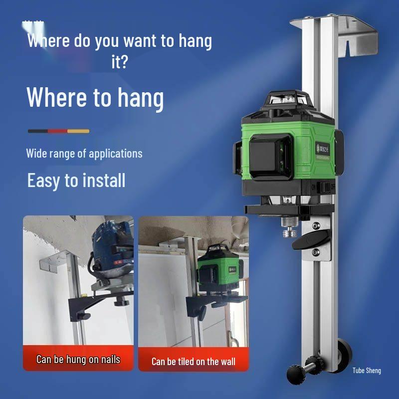 Adjustable Ceiling and Wall Mount Shelf Bracket Hanger