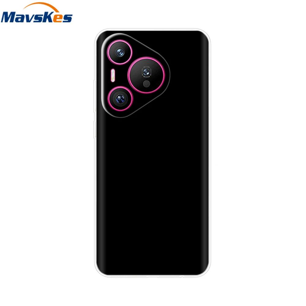

Для чехла Huawei Pura 70 Pro Pura 70 Прозрачная задняя крышка Бампер с красивой девушкой Мягкий ТПУ Funda Для Huawei Pura 70 Pro+ Pura70 Ultra Capa Pura 70 Pro