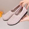 Shoes women's versatile new spring breathable flat bottom lightweight one-pedal hollow mesh shoes trendy fashion casual shoes