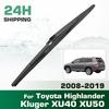 Heckscheibenwischerblätter, Premium Allwetter-Wischerblätter Ersatz für Toyota Highlander Kluger XU40 XU50 2008-2019