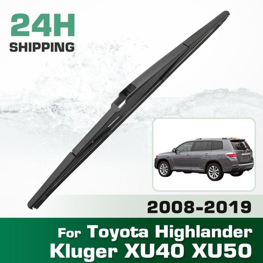 Heckscheibenwischerblätter, Premium Allwetter-Wischerblätter Ersatz für Toyota Highlander Kluger XU40 XU50 2008-2019