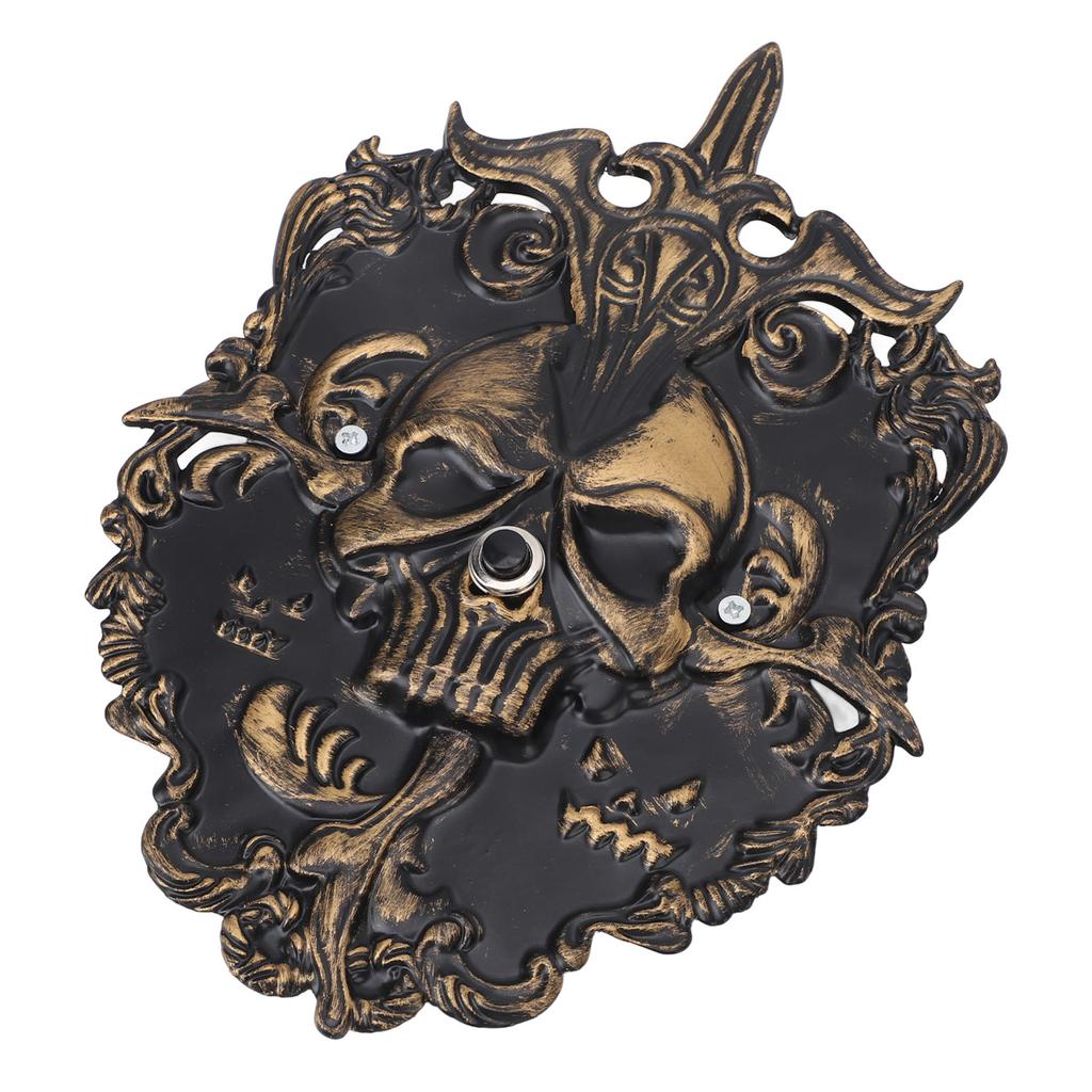 Decorative Doorbell Antique Scary Skeleton Doorbell with Sound for Door Decoration Party Prop