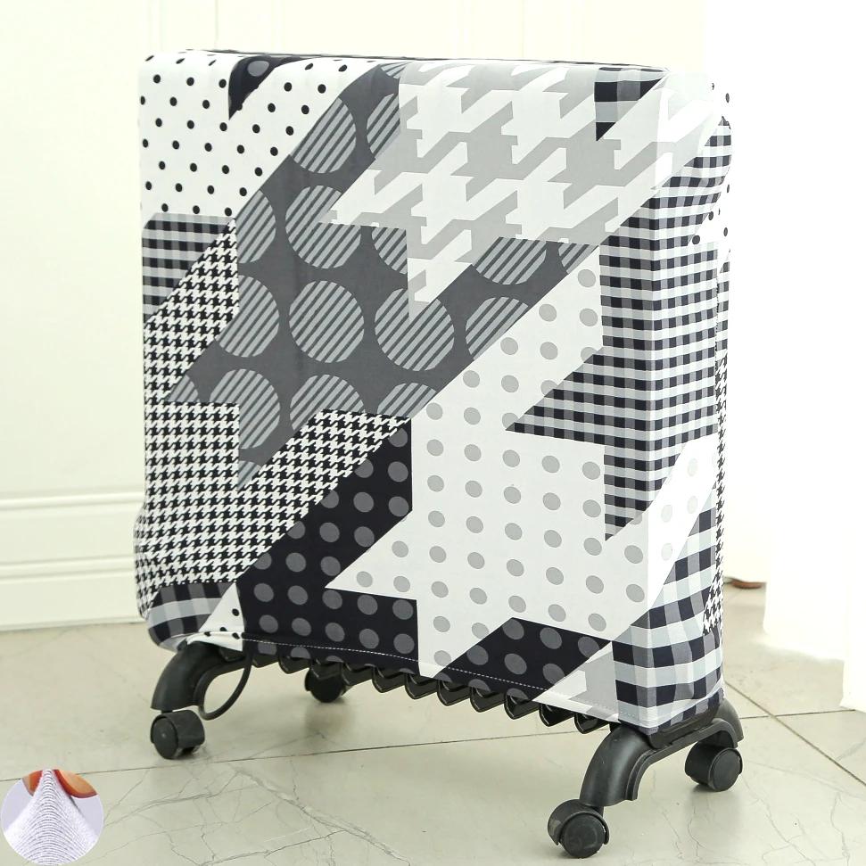 Solid Color Portable Heater Radiator Dust Cover Thickened Elastic Household Oil Tin Radiator Protective Storage Dust Covers