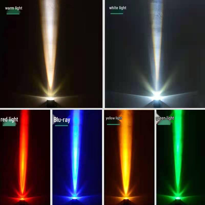 Waterproof Outdoor LED Narrow Beam Spotlight - Long Range Linear Color Floodlight