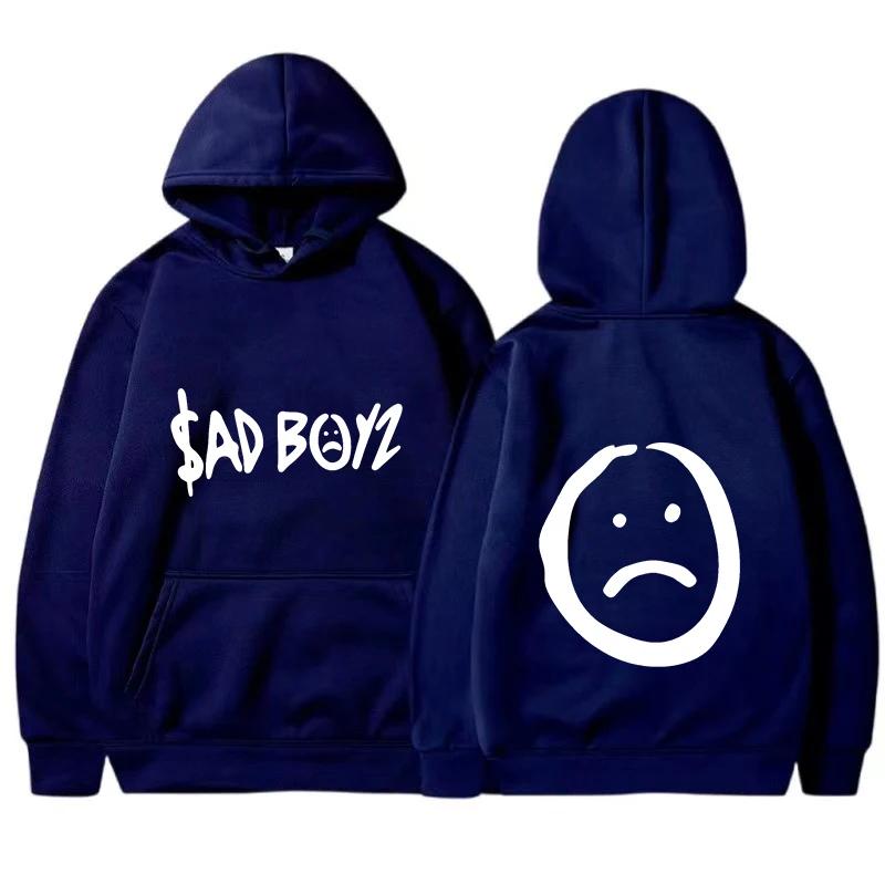

New Junior H Sad Boyz Printed Hoodie World Tour Merch Long Sleeve Streetwear Men Women Hooded Sweatshirt Hip Hop Male Clothes 3XL