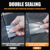 2Pcs Car Door Seal Strips Rubber Noise Reduction Trim Automotive Rubber Sealing Strips Set Suitable for Dashboard Space