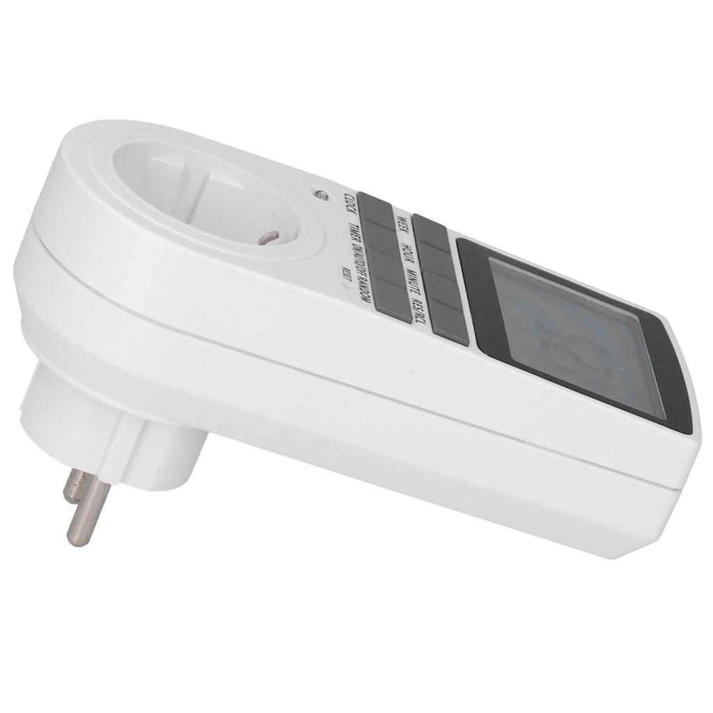 Digitaler programmierbarer Steckdosen-Timer Smart Timing Schalter Steckdose Zubehör für Lampe Ventilator