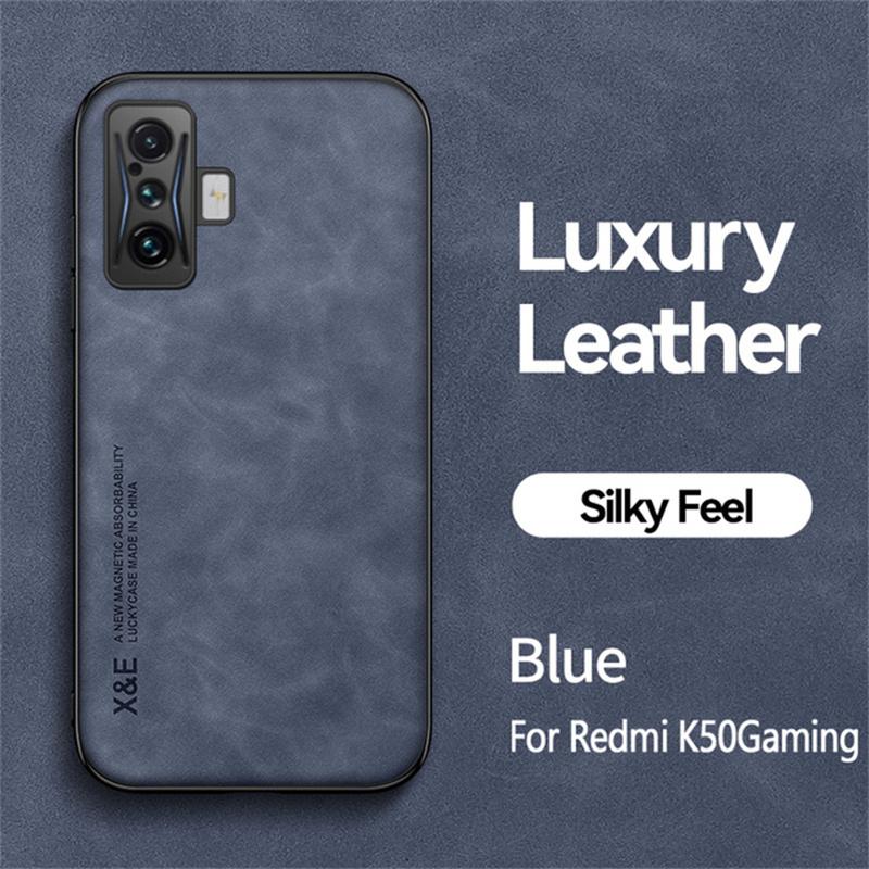 For Xiaomi Poco F4 GT 5G Case Luxury Leather Soft TPU Phone Case For Poko Little F4GT F 4 GT 5G Car Magnetic Holder Back Cover