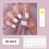 Manikür fransız tırnak yama oje üzerine basın şeritler DIY Nail Art çıkartması kadın kızlar