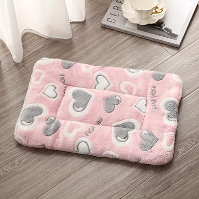 Lussuosa Coperta Morbida per Animali con Design a Cuore Rosa - Tappetino Caldo in Pile Morbido per Cani e Gatti, Ideale per Razze Piccole e Grandi