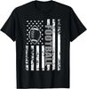 American Flag Football Patriotic Football Gift Unisex T-Shirt