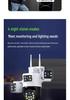 4G Rotating Surveillance Camera with Three Lenses, 360° Panoramic View, No Recharge Needed, Waterproof & Remote Access