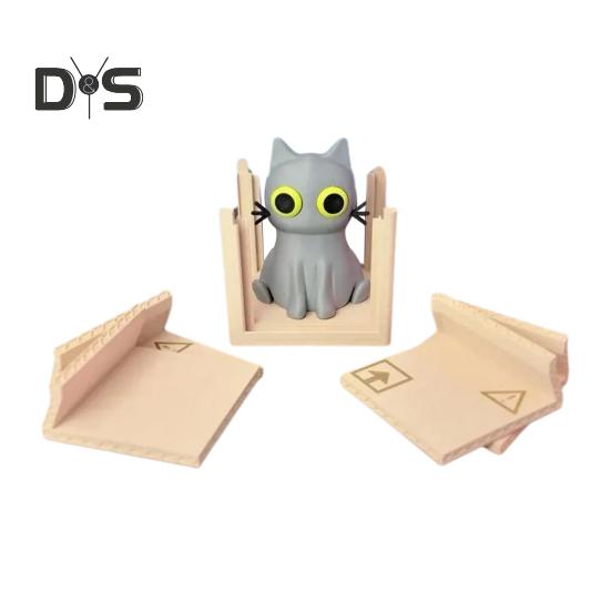 

Подставки под стаканы для кошек, набор симпатичных подставок под стаканы с 3D-печатью, пробковые подставки под стаканы для напитков, подставки под кофе и чай, термостойкие подставки, подарки для любителей кошек серый