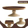 Cake Stand Holder Showcasing Rustic Display Dessert Candy Dish Plate for Living