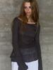 Igseupaieodeugeol Flare Line Mohair Knit Charcoal