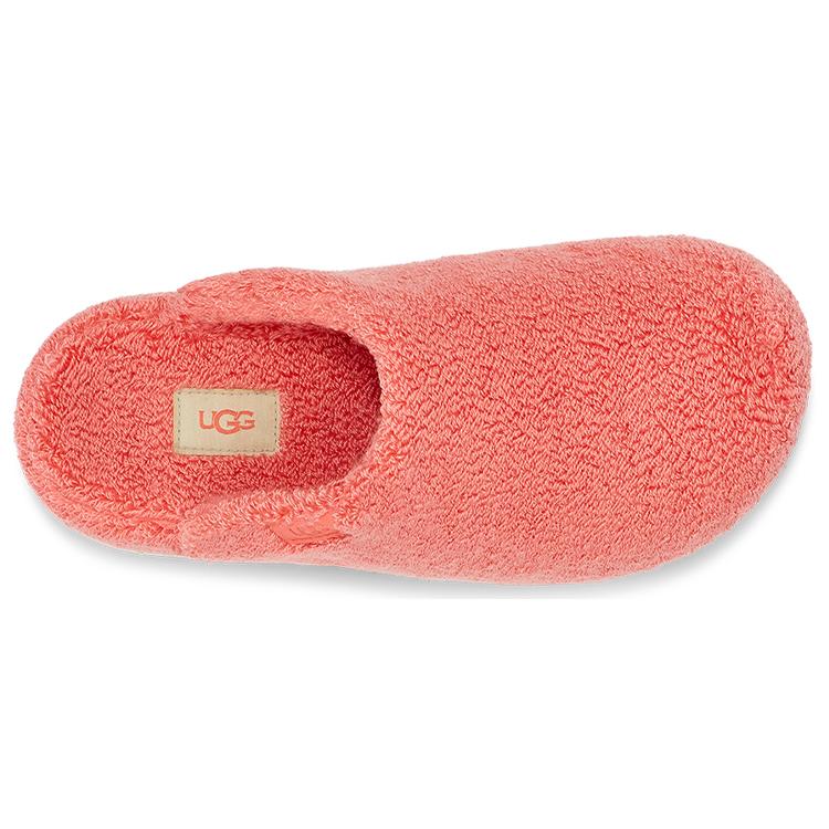 UGG Fuzz Sugar Terry Slide Fabric Fashion Slippers Women's Peach Pink 1126386-PBLSS