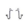 Musical Charms Multi Color Alloy Guitar Pendants For Music Themed Jewelry Making