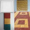 Pair Of Durable Plastic Cement Frames For Building Unique Outdoor districts And Landscape Planning