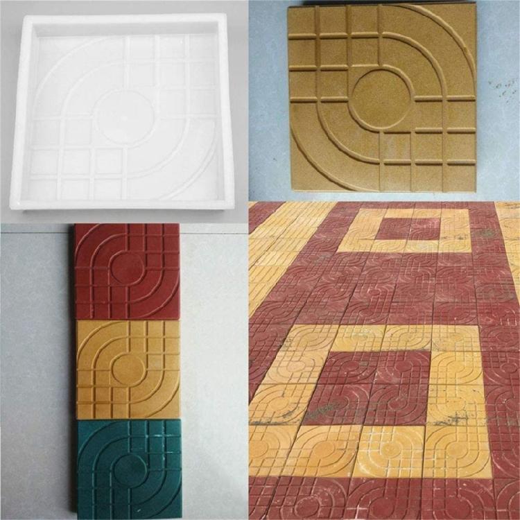Pair Of Durable Plastic Cement Frames For Building Unique Outdoor districts And Landscape Planning