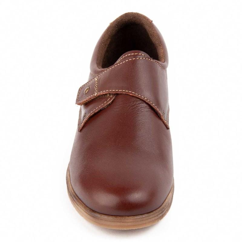 Women's Leather Wedge Loafer. Purapiel Anila 104898