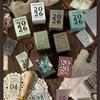 2026 Mini Desk Calendar Vintage Style Page Small Calendar 365 Days with Tear-Off Design Cute Cartoon Office Home Decor Gift