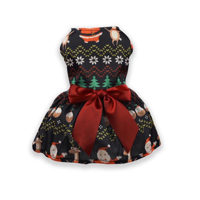 

Christmas Themed Pet Clothing Trendy Skirt And Vest Combo For Dogs B C D E) StyleA,L