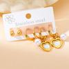 European and American Stainless Steel Heart, Star, and Butterfly Shape Accessory Set for Women