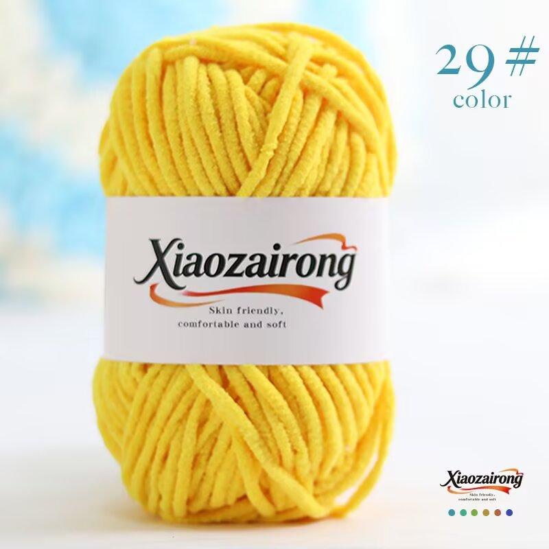 50gX5pcs=250g Soft Baby Velvet Yarn Fluffy Plush Crochet Knitting Yarn DIY Scarves Hats Sweaters Toys Crafts Knitting&Crocheting