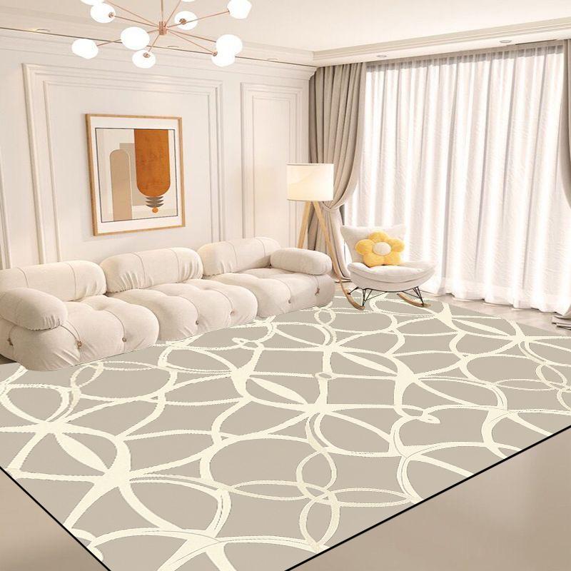 Nordic Simplicity Soft Carpet Living Room Decoration Creative Easy Clean Sofa Area Rugs for Bedroom Decor Non-slip Mats Washable